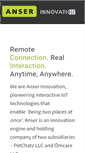 Mobile Screenshot of anserinnovation.com